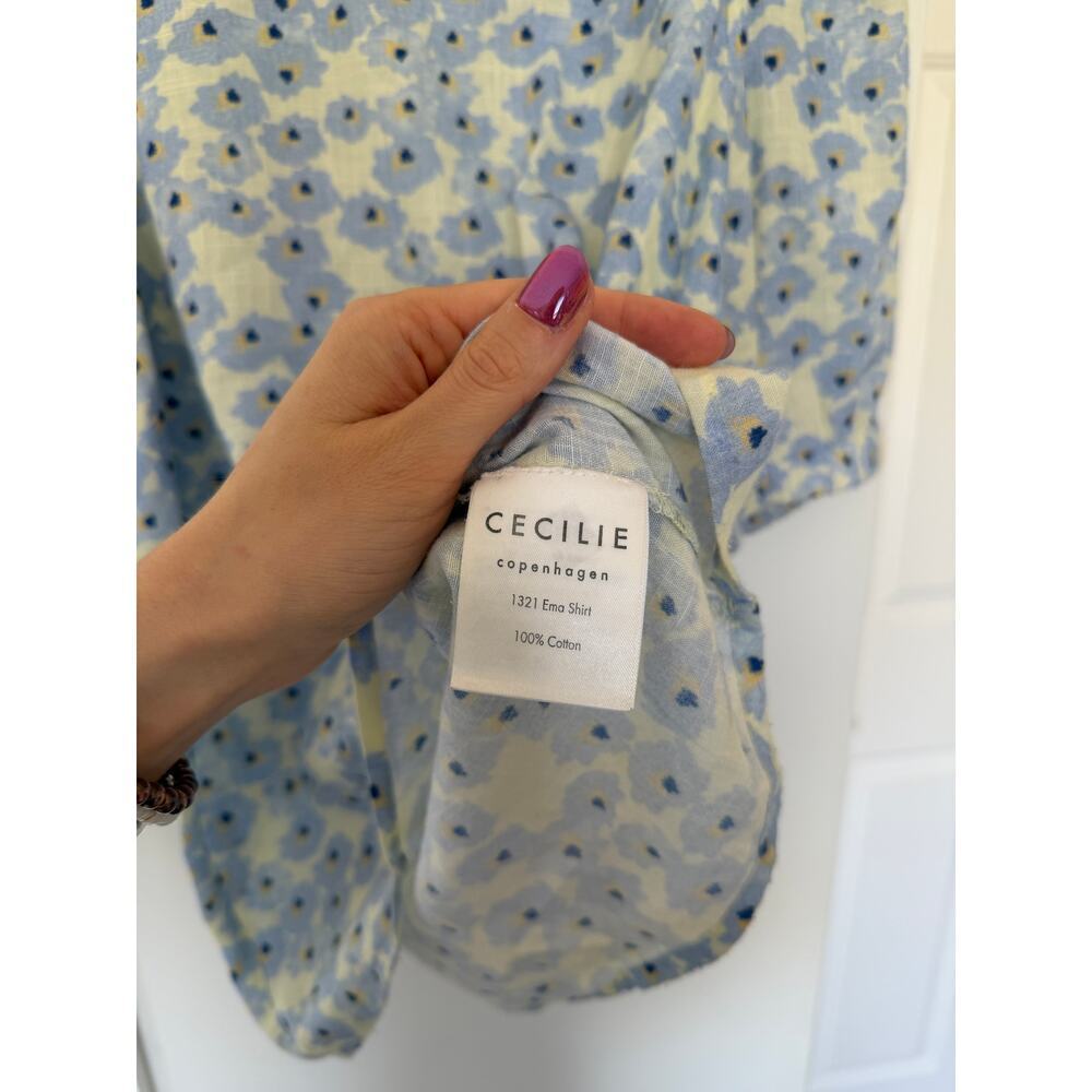 Cecile Copenhagen Ema 100% Cotton Floral Top - Picture 8 of 10